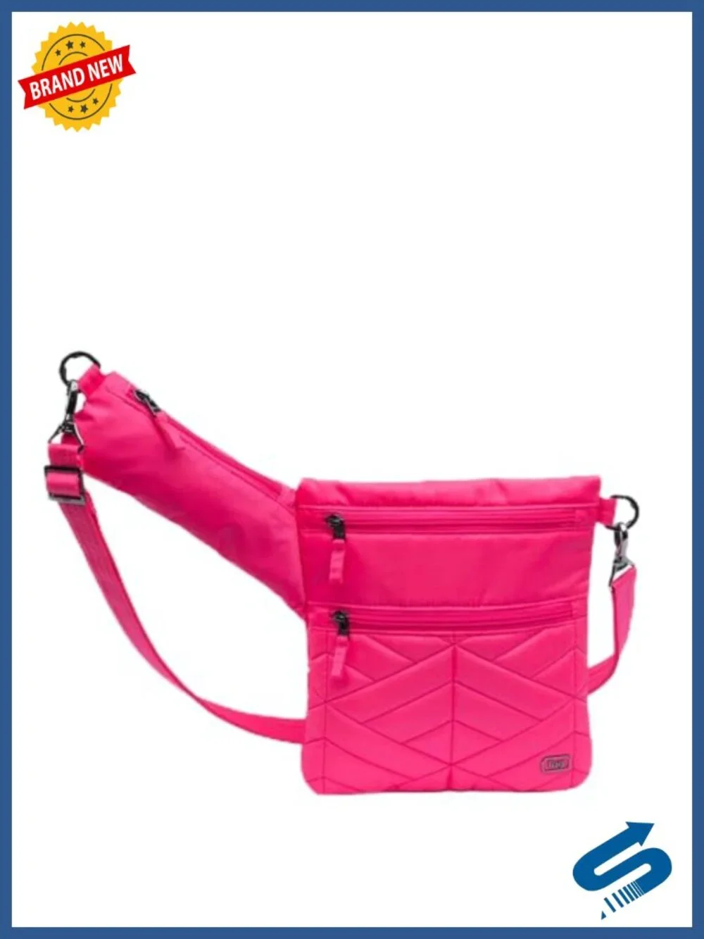 Lug Skipper Crossbody Bag Polyester RFID